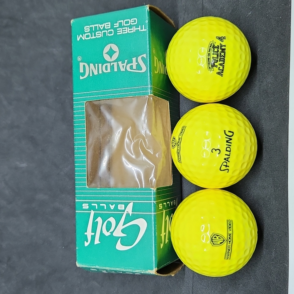 Spalding police academy 4 golf balls